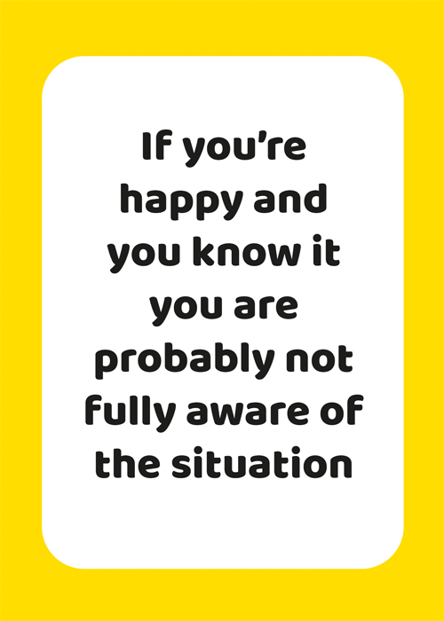 Aware of situation