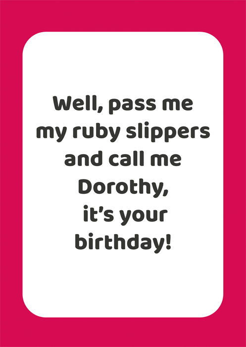 Ruby Slippers