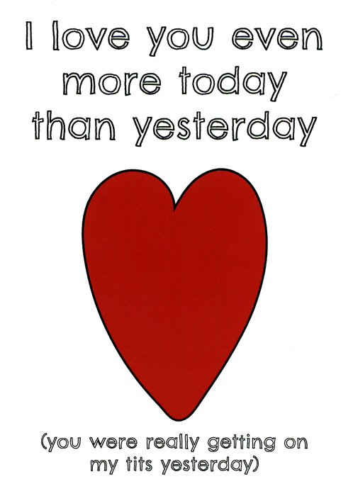 Love you more today