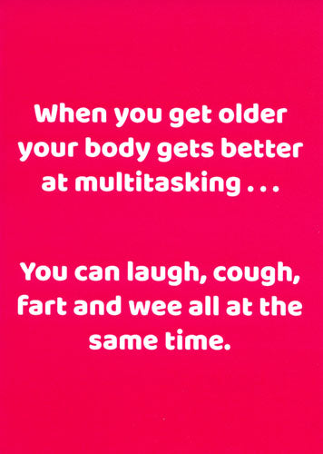 Body gets better at Multitasking