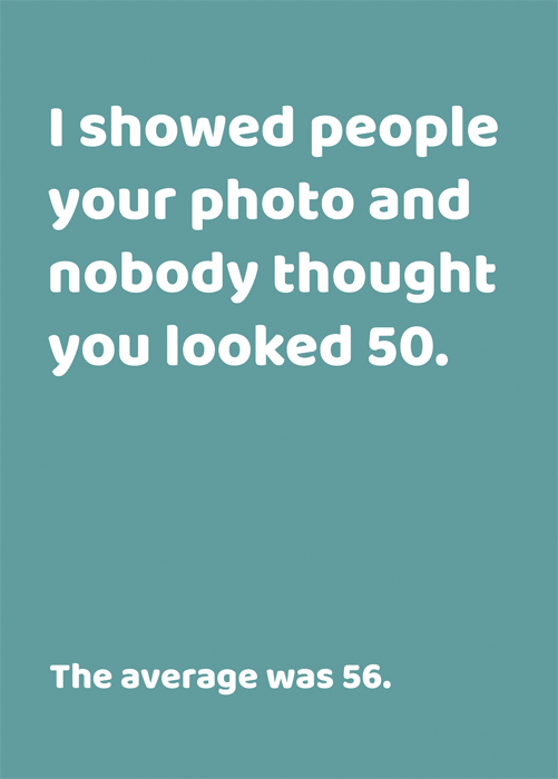 50th - Showed people your photo