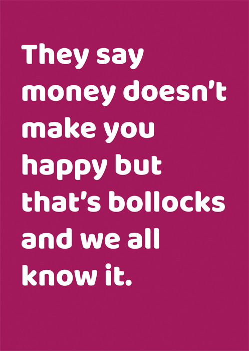 Money bollocks