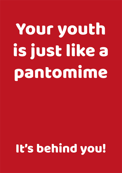 Youth like a Pantomime